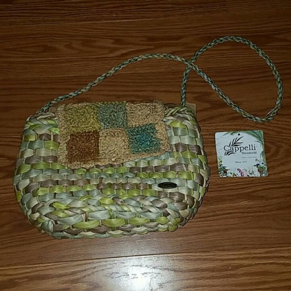 Cappelli Hand Made Rare Straw Bag